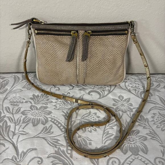 VTG FOSSIL Women’s Leather Crossbody Bag Purse Small Normcore Capsule Wardrobe - Picture 1 of 11